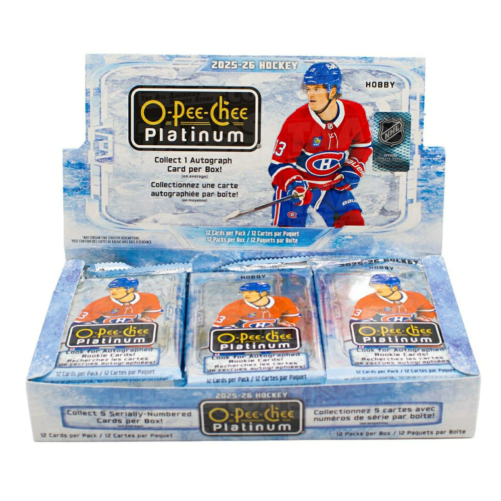 2025/26 Upper Deck O-Pee-Chee Platinum Hockey NHL Hobby Box Fashion