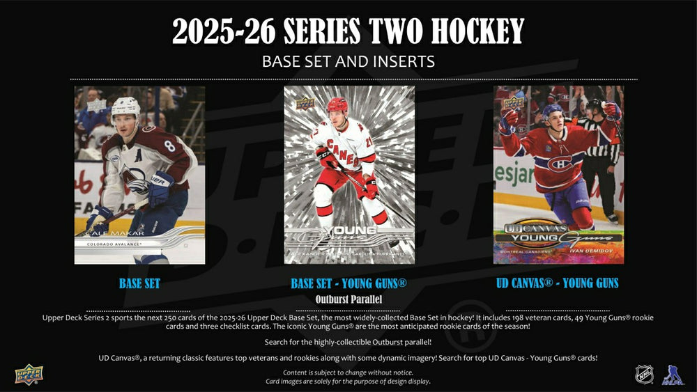2025/26 Upper Deck Series 2 Hockey NHL Retail Tin Taass sale
