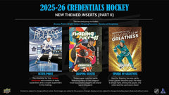 2025/26 Upper Deck Credentials Hockey NHL Hobby Box Classic