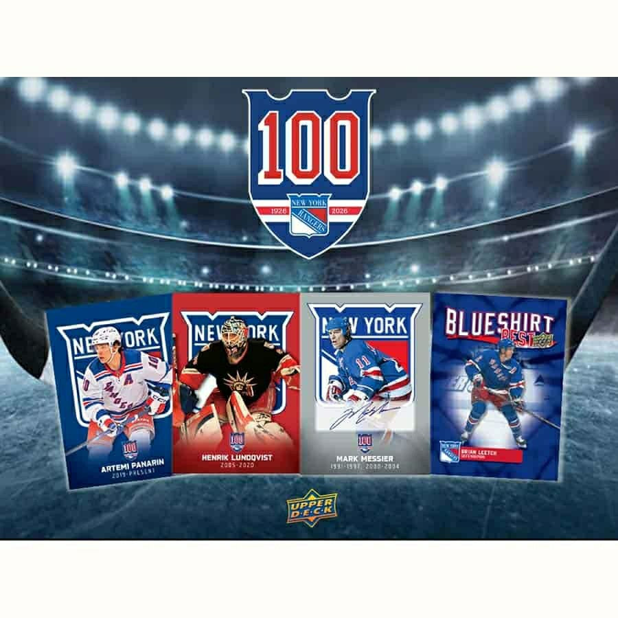 2025/26 Upper Deck New York Rangers 100 Years Centennial Hockey Box Set Taass for sale