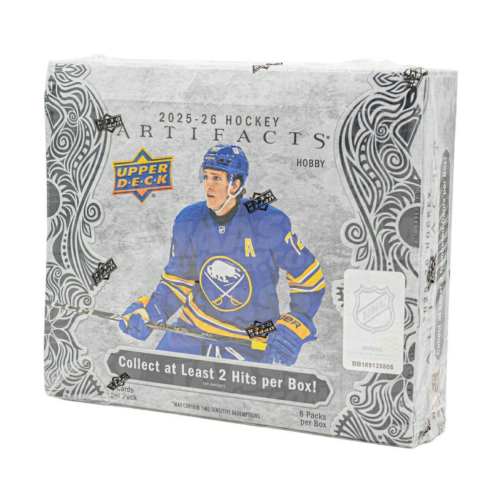 2025/26 Upper Deck Artifacts Hockey NHL Hobby Box Lifestyle