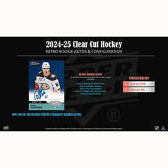 2024/25 Upper Deck Clear Cut Hockey NHL Hobby Box Taass sale