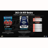 2025/26 Upper Deck MVP Hockey NHL Hobby Box Taass for sale
