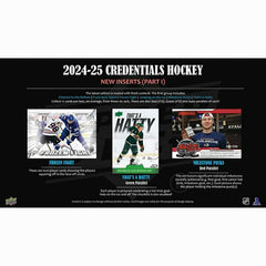 2024/25 Upper Deck Credentials Hockey NHL Hobby Box Taass US