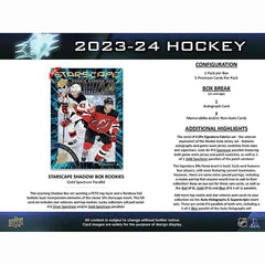 2023/24 Upper Deck SPx Hockey NHL Hobby Box Taass sale