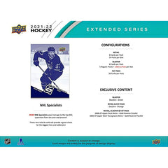 2021/22 Upper Deck Extended Series NHL Hockey Fat-Pack Box Classic