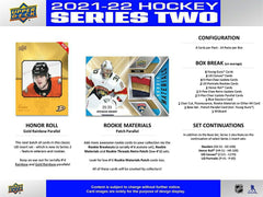 2021/22 Upper Deck Series 2 NHL Hockey Hobby Box Taass for sale