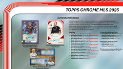 2025 Topps Chrome MLS Soccer Blaster Box Taass sale