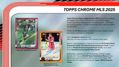 2025 Topps Chrome MLS Soccer Hobby Box Classic
