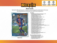 (Live Break) 2024/25 Topps Chrome Merlin UEFA Club Competitions Football Breaker Delight Box Taass sale