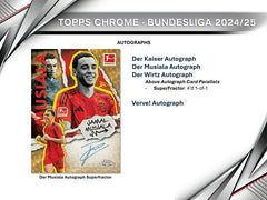2024/25 Topps Chrome Bundesliga Football Hobby Pack Taass for sale
