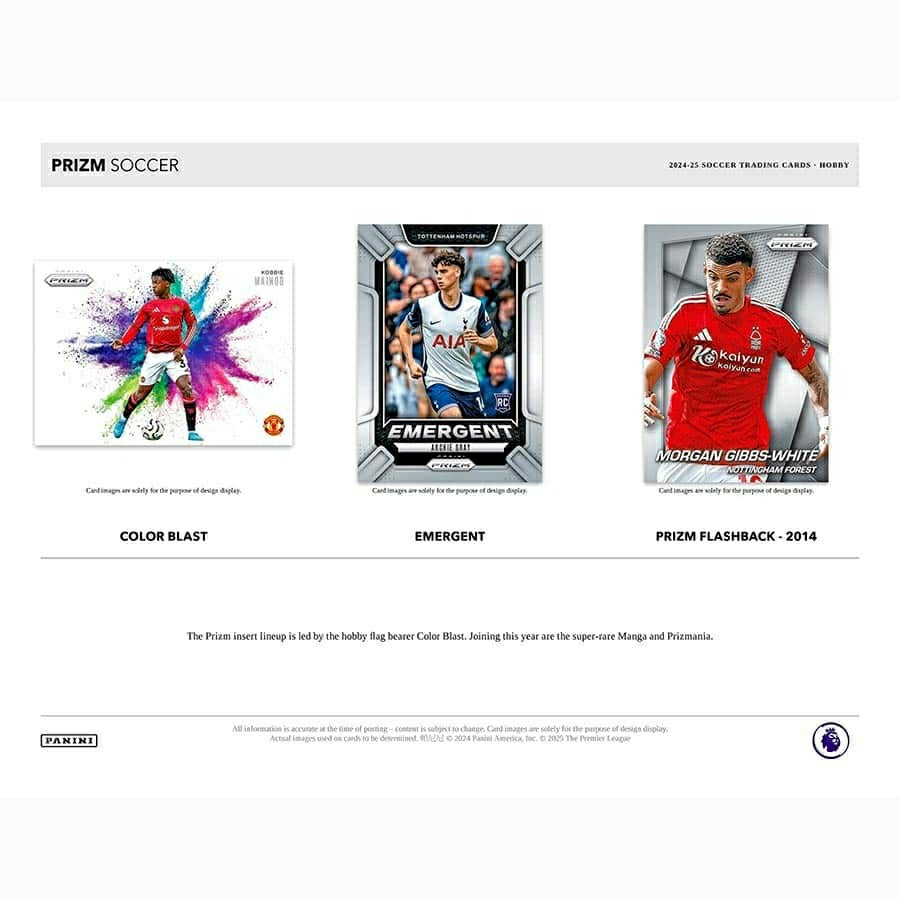 2024/25 Panini Prizm Premier League Soccer EPL Hobby Box Taass sale