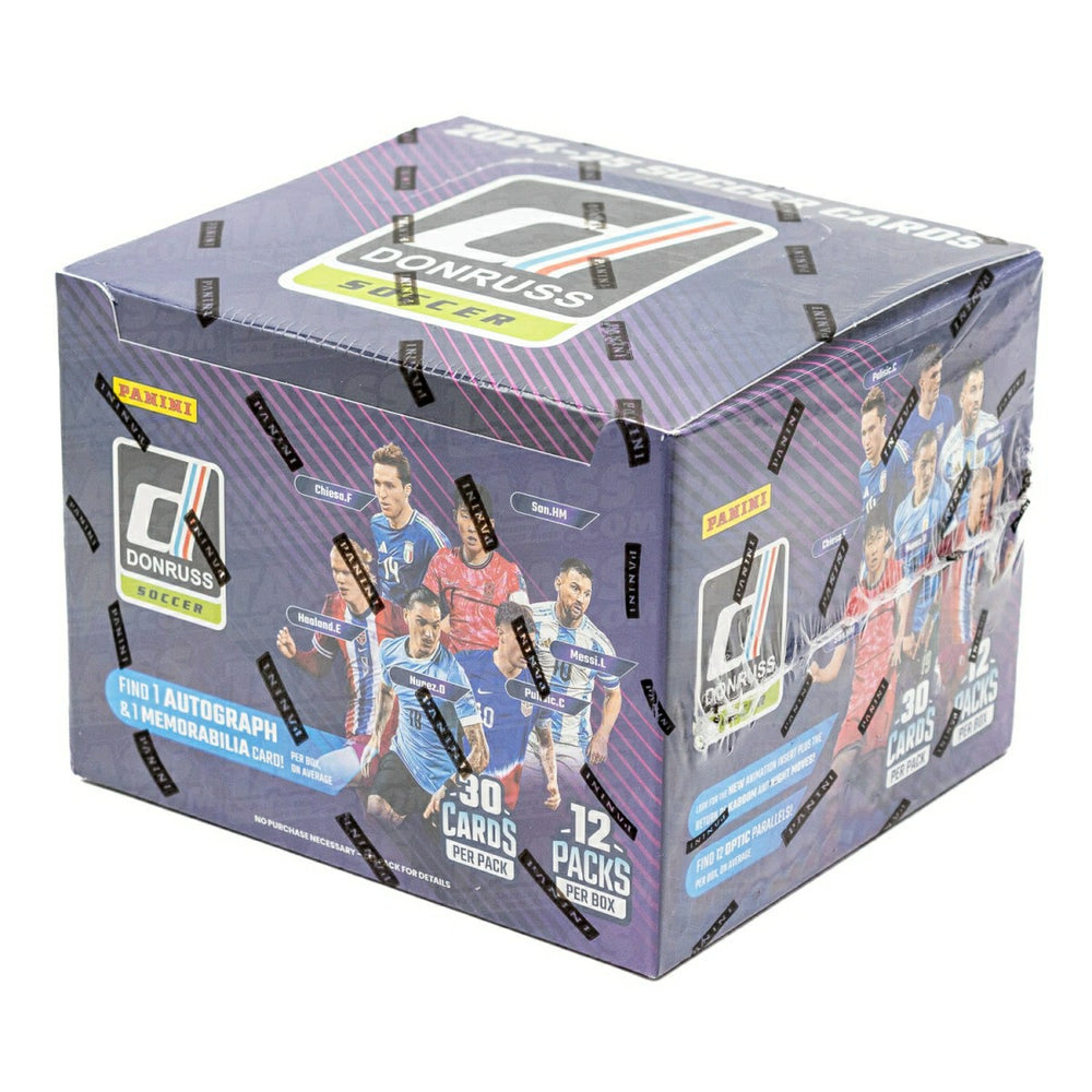 2024/25 Panini Donruss Soccer Hobby Box Lifestyle