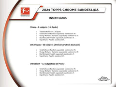 2023/24 Topps Chrome Bundesliga Soccer Hobby Pack Classic