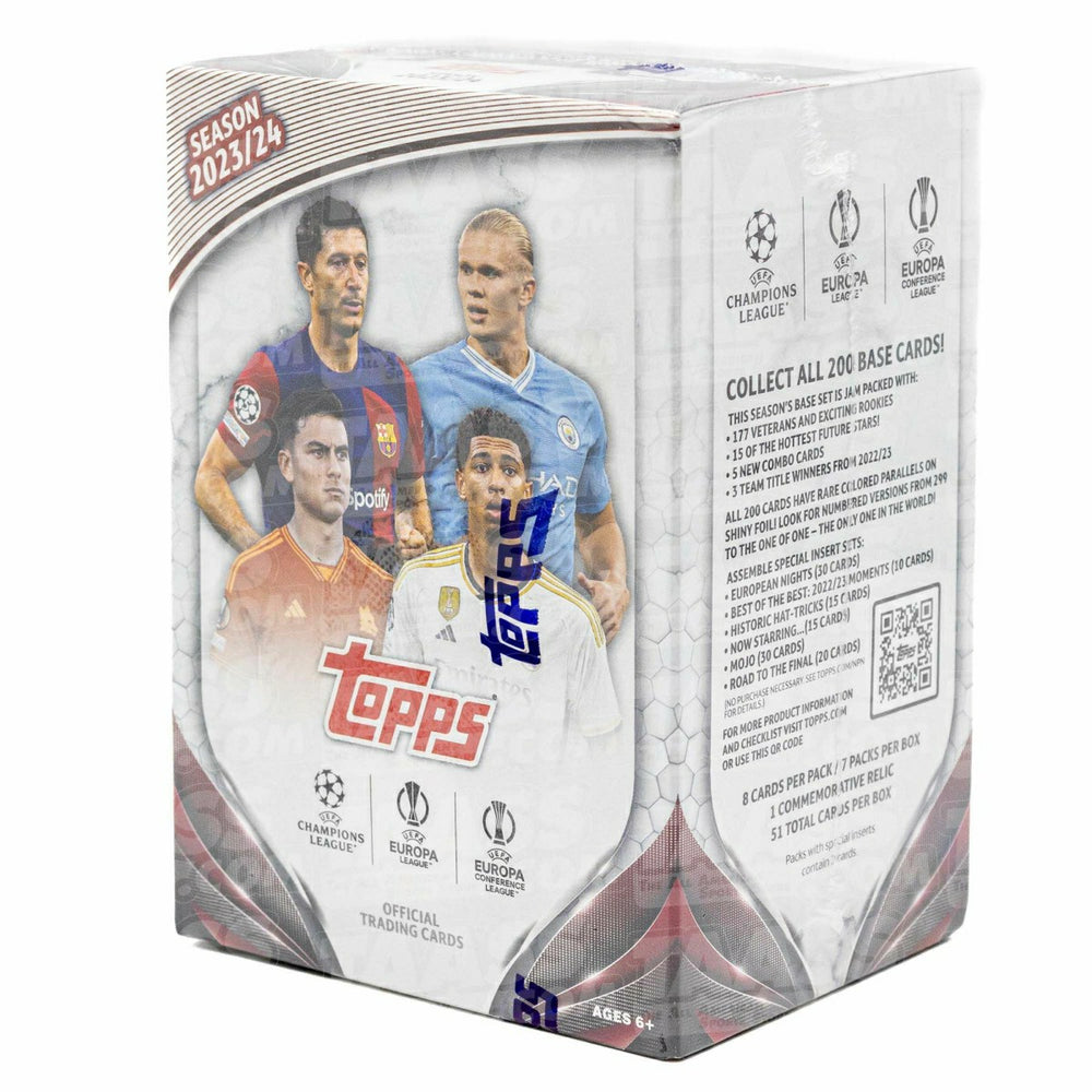 2023/24 Topps UEFA Club Competitions Soccer (Fussball) Flagship Blaster Box Taass sale