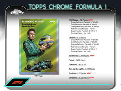 2024 Topps Chrome Formula 1 Racing (Formel 1) F1 Hobby Box Classic