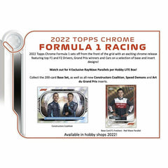 2022 Topps Chrome Formula 1 Racing (Formel 1) Hobby Lite Box Fashion