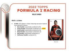 2022 Topps Formula 1 Racing (Formel 1) Hobby Box Lifestyle