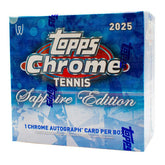 2025 Topps Chrome Sapphire Edition Tennis Hobby Box Taass for sale