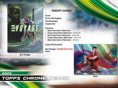 2025 Topps Chrome Tennis Breaker Delight Hobby Box Taass US