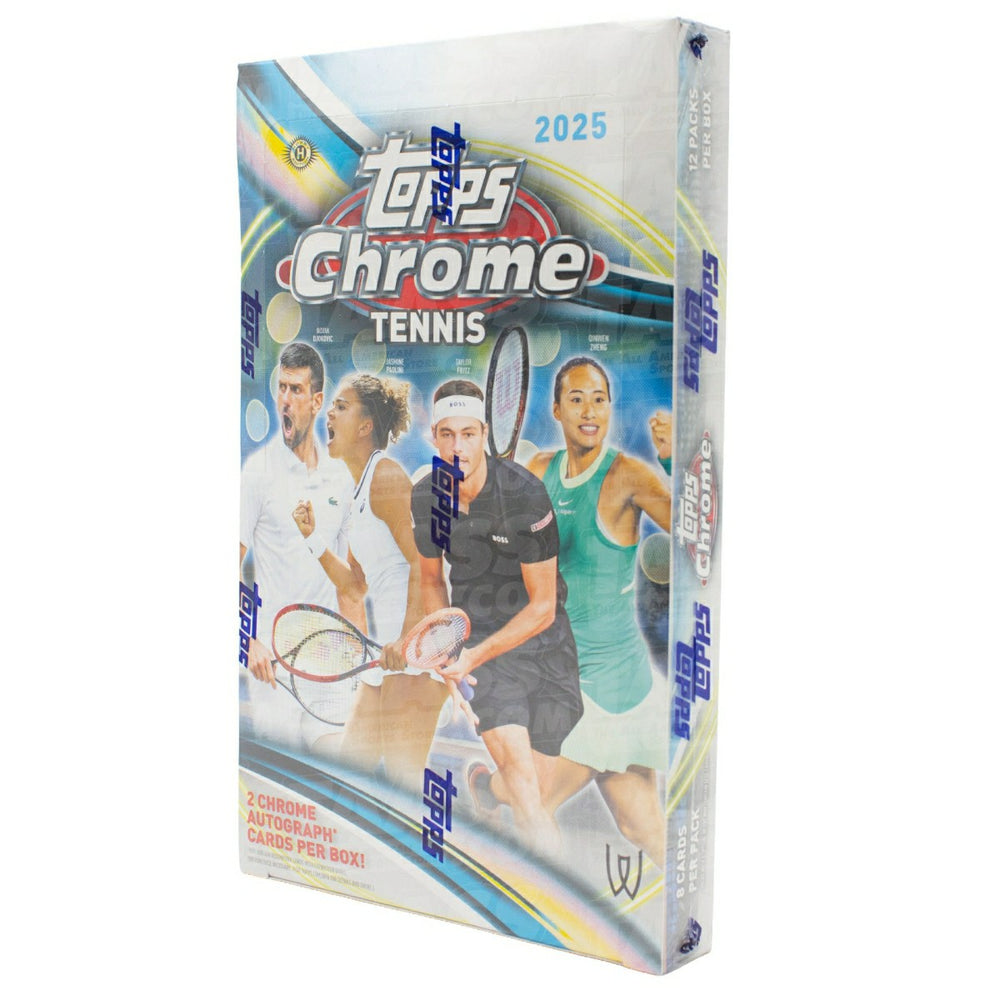 2025 Topps Chrome Tennis Hobby Box Classic