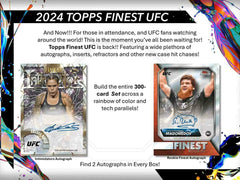 2024 Topps Finest UFC Hobby Box Taass sale