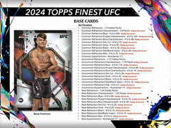2024 Topps Finest UFC Hobby Box Taass sale