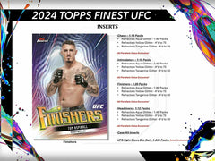 2024 Topps Finest UFC Blaster Box Taass for sale