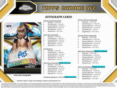 2024 Topps Chrome UFC Hobby Box Fashion