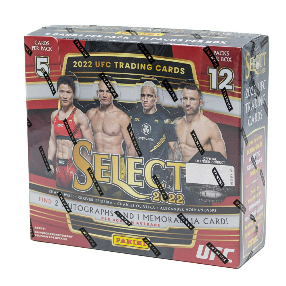 2022 Panini Select UFC Hobby Box Taass sale