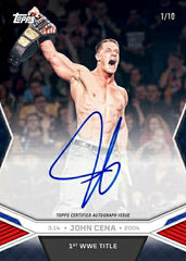 2025 Topps WWE John Cena Commemorative Collection Box Lifestyle