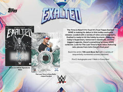 2025 Topps Exalted WWE Hobby Box Taass sale