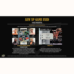 2025 Upper Deck AEW SP Game Used All Elite Wrestling Hobby Box Taass US