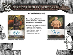 2025 Topps Chrome WWE x Cactus Jack Hobby Box Fashion