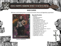 2025 Topps Chrome WWE x Cactus Jack Hobby Pack Lifestyle