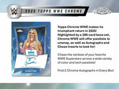 2025 Topps Chrome WWE Wrestling Breaker Delight Box Fashion