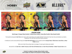 2024 Upper Deck AEW Allure Wrestling Hobby Box Taass sale