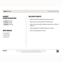 2024 Panini Select WWE Wrestling Hobby Box Taass for sale
