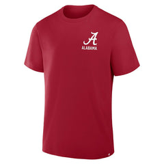 Alabama Crimson Tide Defender Cotton NCAA T-Shirt Red Fashion