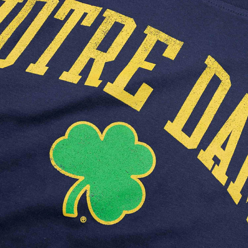Notre Dame Fighting Irish Arched NCAA T-Shirt Navy Lifestyle