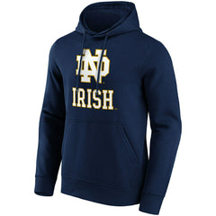 Notre Dame Fighting Irish Primary Logo NCAA Hoodie Navy Taass US
