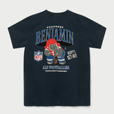 Benjamin als Footballer L&L ’94 Campus NFL T-Shirt Navy Lifestyle