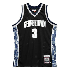 Allen Iverson #3 Georgetown Hoyas 1995-96 Swingman NCAA Jersey Black Lifestyle