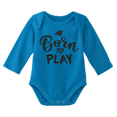Carolina Panthers Born to Play NFL Baby Bodysuit Set (2-Piece) Classic
