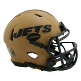 New York Jets 2023 Salute to Service NFL Speed Mini Helmet Taass sale