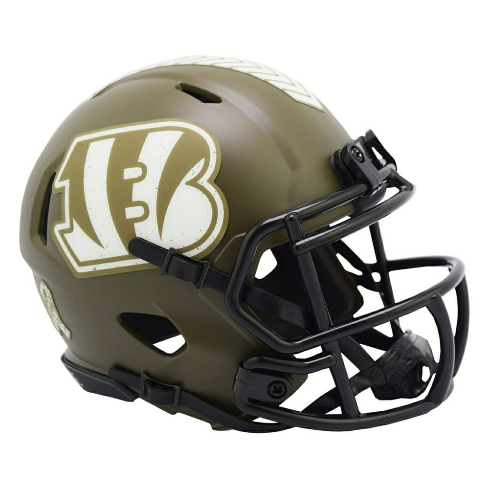 Cincinnati Bengals 2022 Salute to Service NFL Speed Mini Helmet Taass for sale