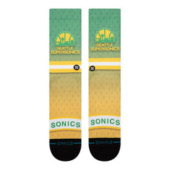 Seattle Supersonics Hardwood Classics NBA Crew Socks Taass US