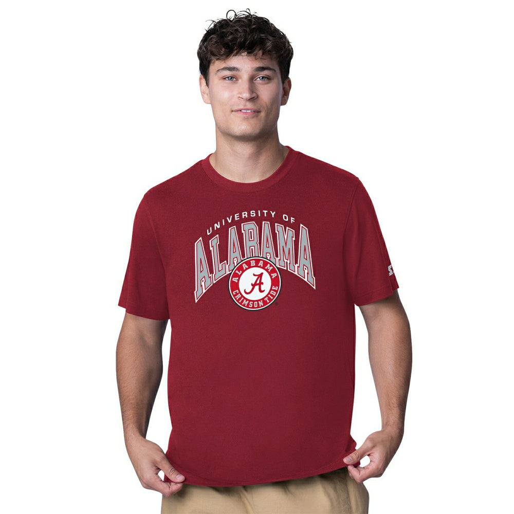 Alabama Crimson Tide Starter Team Arch NCAA T-Shirt Red Classic