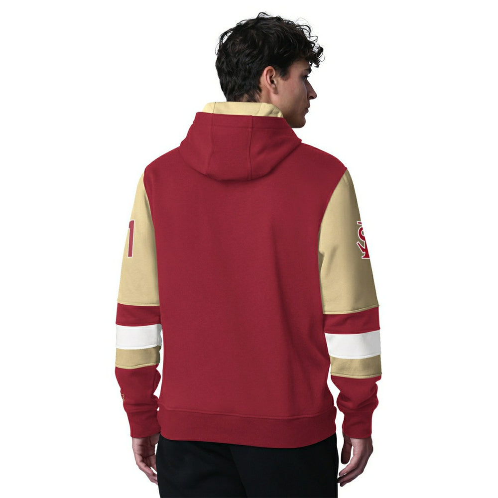 Florida State Seminoles Starter End Zone NCAA Hoodie Red Lifestyle