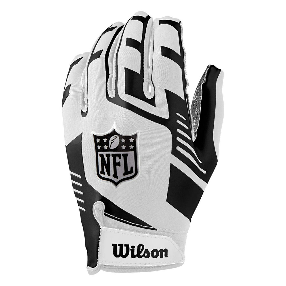 Wilson Stretch-Fit NFL Receivers Gloves White Taass US